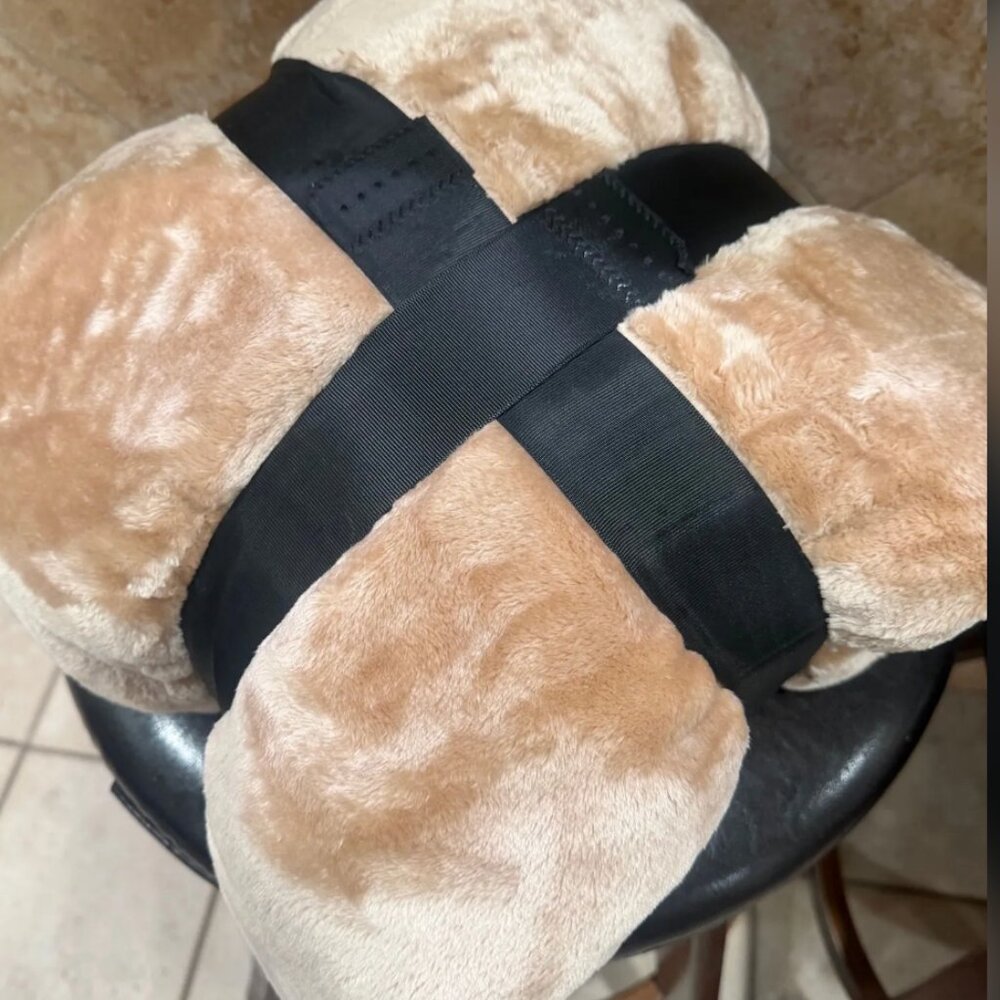 Beige Light Brown Tan Fluffy Super Soft Fleece Blanket (4 Pounds) pp1